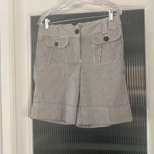 Size 6 Etcetera black/white striped bermuda shorts. New without tags. Never worn